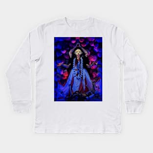 Indian Goddess Kids Long Sleeve T-Shirt